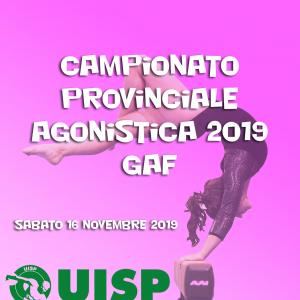 Campionato Provinciale Agonistica 2019 - GAF Campionato Provinciale Agonistica 2019 - GAF
