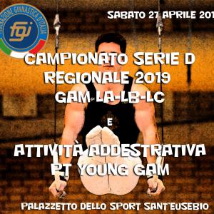 Campionato Serie D Regionale 2019 GAM e PT YOUNG GAM