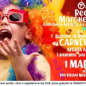Lezione in maschera di Carnevale