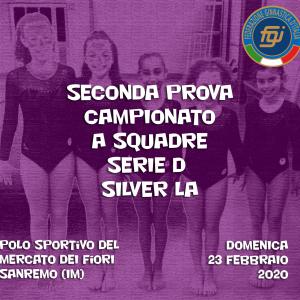 Seconda Prova Campionato SERIE D Silver GAF 2020 LA