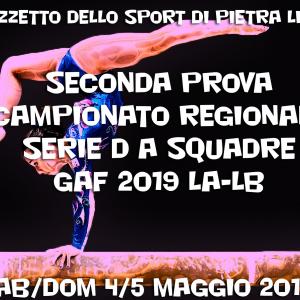 Seconda prova Campionato Regionale Serie D a squadre GAF 2019 LA-LB